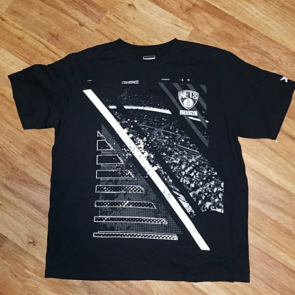 Zipway Jay-z Nrooklyn Nets Black Tee Shirt
